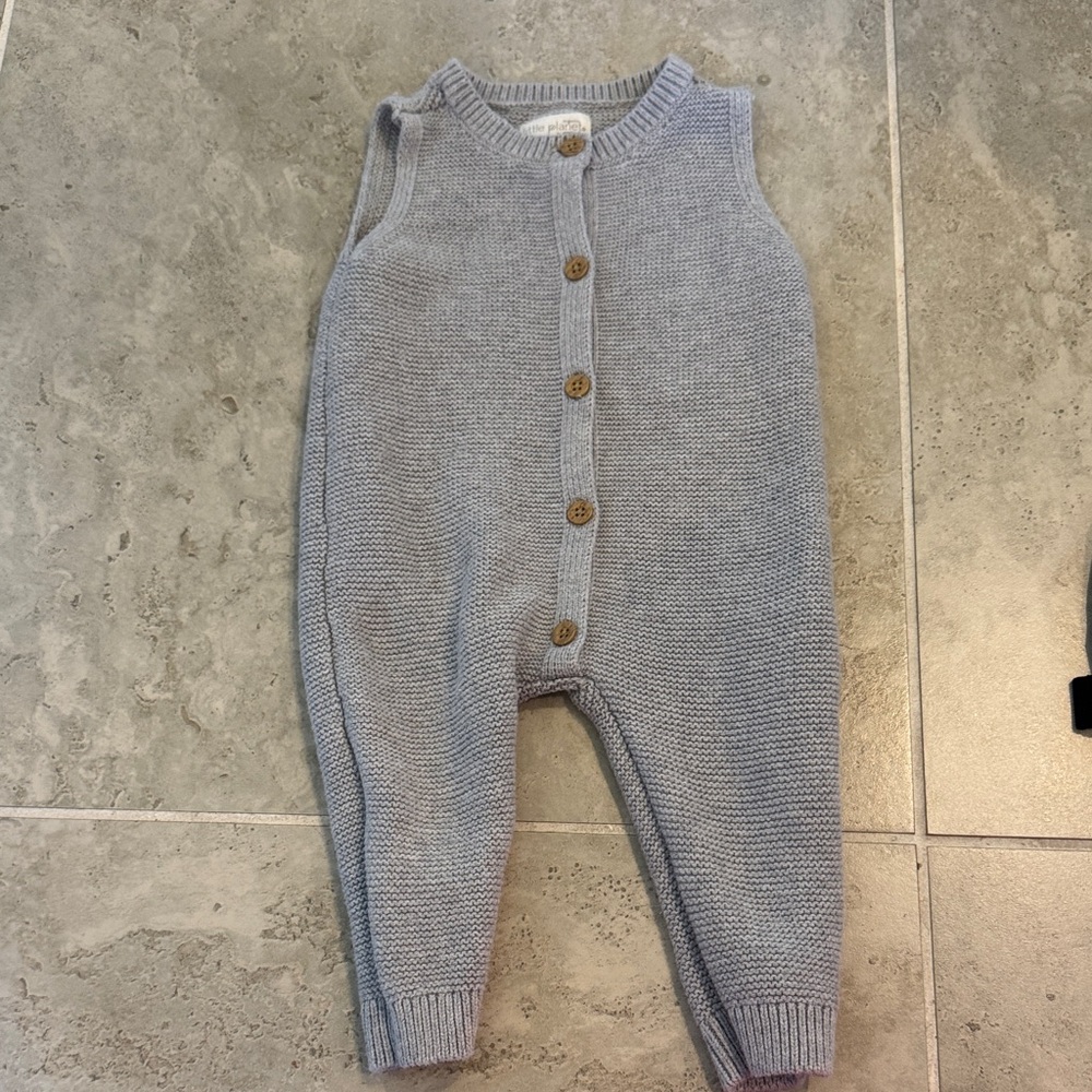 Little Planet Knit Baby Romper